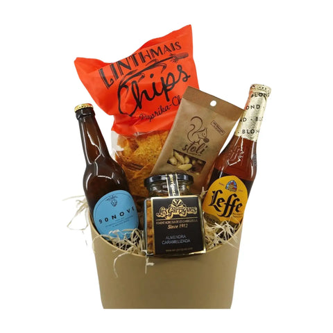 Panier cadeau « Amis de la bière »